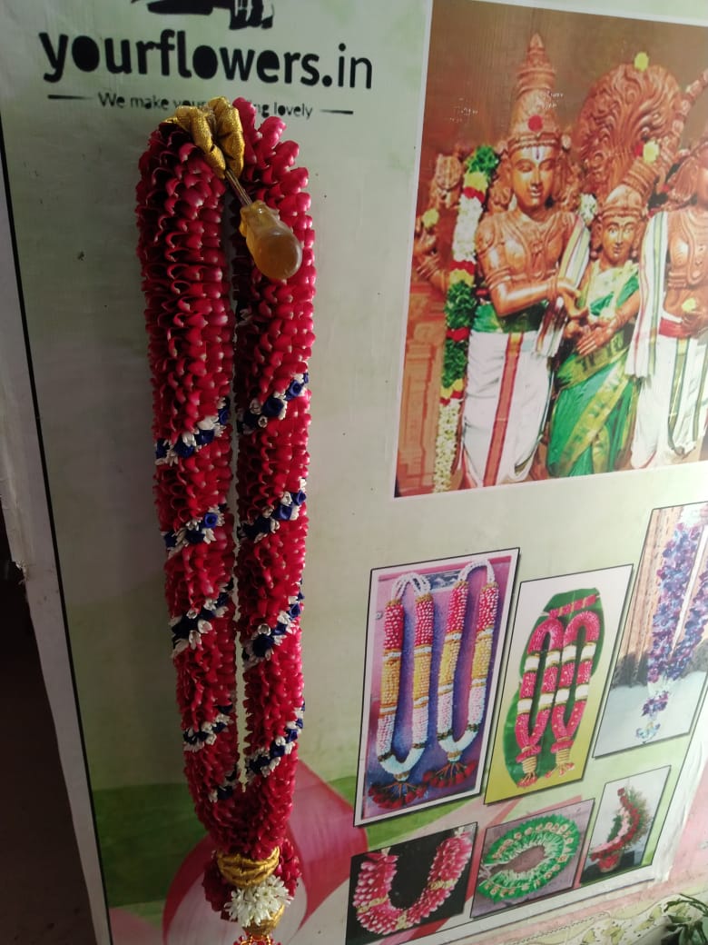 South Indian wedding Garland designs in Madurai Sivagangai Theni Dindigul