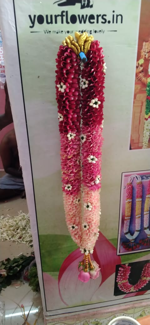 Flower garland for wedding online in Krishnagiri Tirupattur Vellore